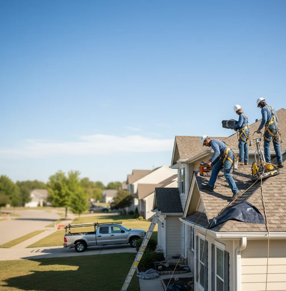 Commercial Roof Repair in La Harpe, IL